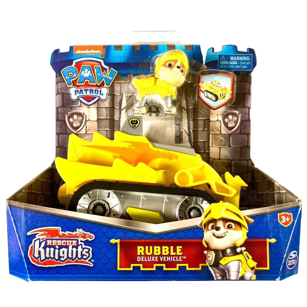 Nickelodeon Paw Patrol Rescue Knights Rubble Deluxe Vehicle